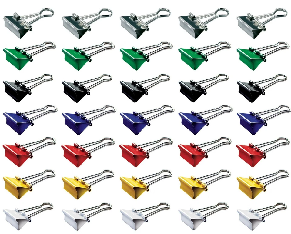 ★ Foldbackklammern 19mm - Briefklammern Büroklammern Vielzweckklammer Maul Mauly