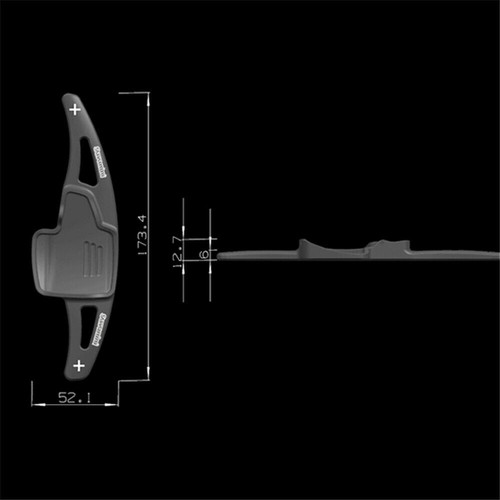 Alloy Add-On Steering Wheel DSG Paddle Shifters Extension For Ford Ecosport 2018 - Picture 7 of 10