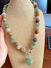 Untreated Aventurine Gemstone Beaded Necklace