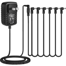 Lekato Electric Guitar Effect Pedal Power Supply 6 Way Daisy Chain Cable Adapter