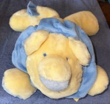 Animal Alley Baby My 1st Lion, Plush, Toys R Us, Yellow Blue, LARGE, VTG 2000