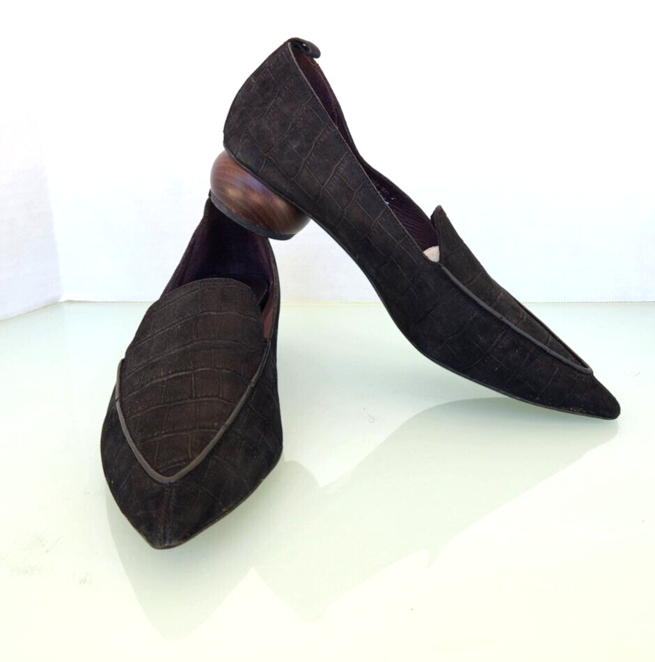 Jeffrey Campbell Viona-WD Women's Pointed Toe Loafers New Sz