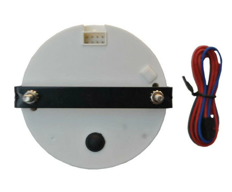 1X White 12V 24V Car Truck Boat Tacho Gauge Tachometer with Hour Meter 0-6000RPM - Image 3 of 4