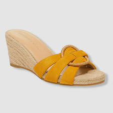  330 Veronica Beard Women's Orange Ivy Woven Espadrille Sandal Shoes Size US 10M