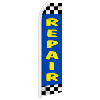 Repair Advertising Swooper Feather Flag Mechanic BL