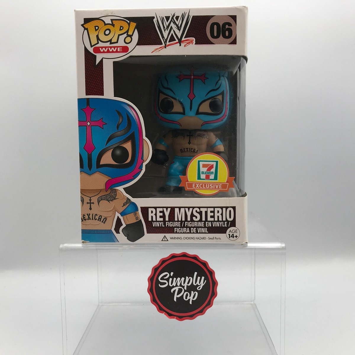Funko POP! WWE: Rey Mysterio - Brilla En La Oscuridad - Exclusivo De