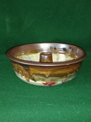 Artisan Made Ceramic Monkey Bread Baking Dish with Recipe