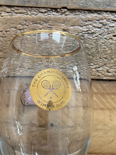 Stella Artois Wimbledon Limited Edition Gold Rim Beer Glass 33cl 2/3rd Pint - Picture 5 of 5