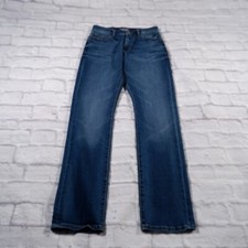 DL1961 Russell Slim Straight Dark Wash Mid Rise Womens Blue Jeans 29x32