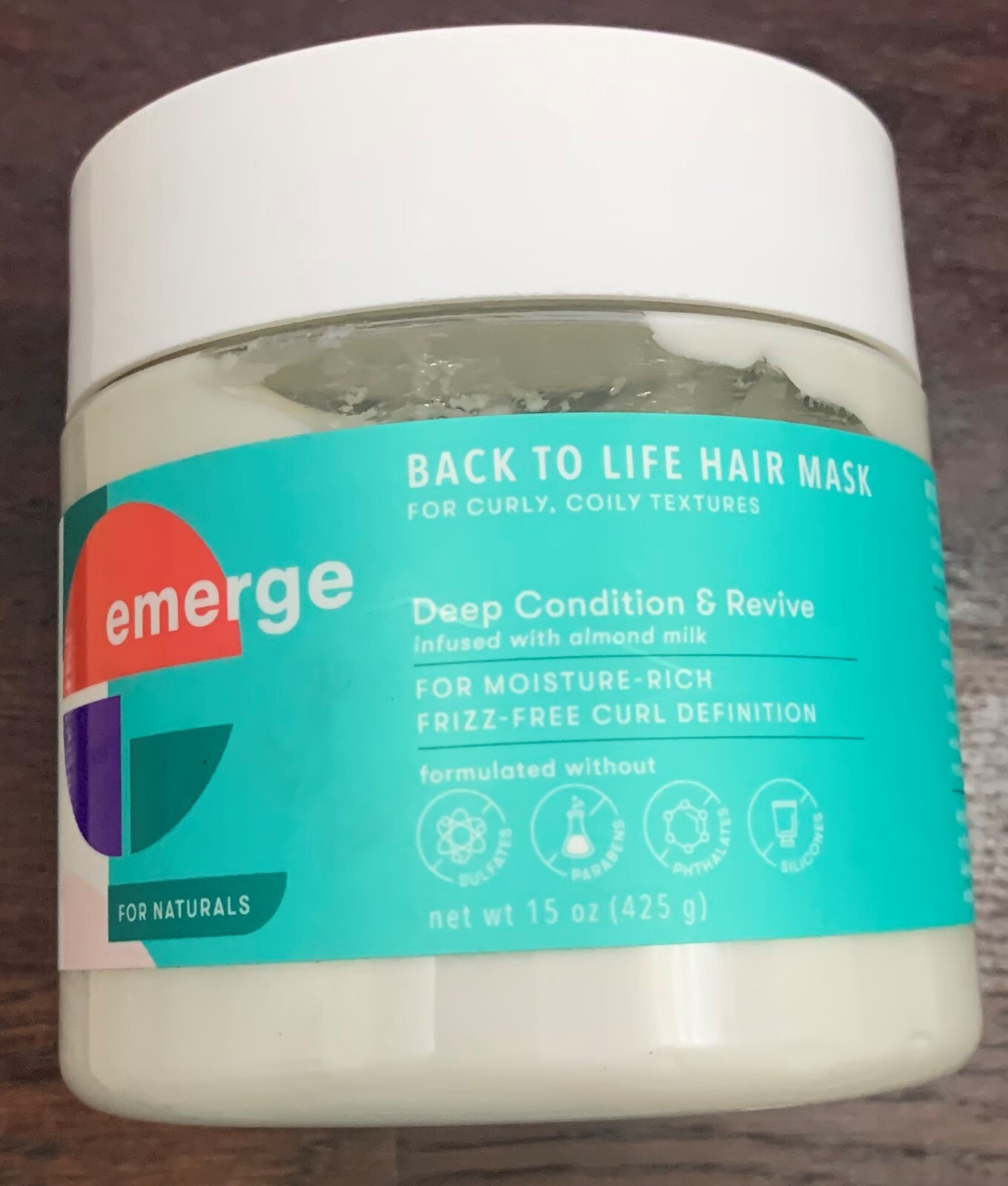 Hair Mask with Almond Milk, Emerge Back to Life Deep Conditioning & Revive mask-image