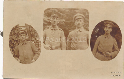 Photo, WW1, Soldiers from Bremen, Albert, Friedo, Ernst, Karl, 1917, 5026-1194