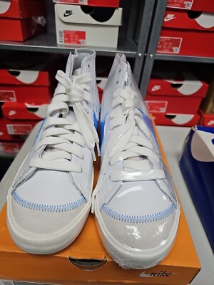 NIKE BLAZER  MID '77 Jumbo ''WHITE UNIVERSITY BLUE '' SIZE 12.5 NEW IN HAND 