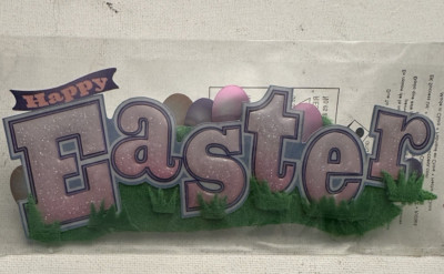 Jolee's Scrapbook Stickers HAPPY EASTER  Eggs title word