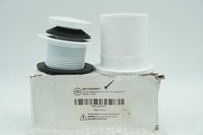 Signature Hardware Pop-Up Tub Drain with Hub Adapter - White SH17340AWHT