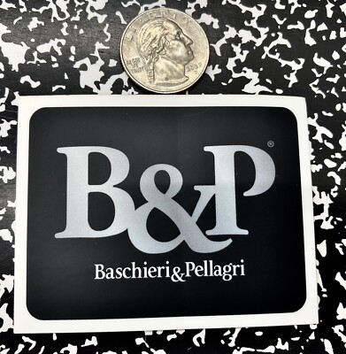 B&P Baschieri Pellagri STICKER Shotshells Shotgun for Toolbox Truck Shop Hunter