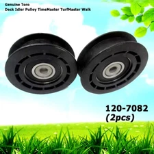 2 Genuine Toro 120-7082 Deck Idler Pulley TimeMaster TurfMaster Walk