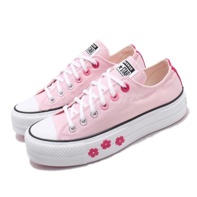 converse pink wedges