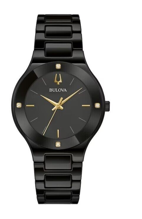 Bulova 98R293 Modern Millennia Diamond Black Mother-of-pearl