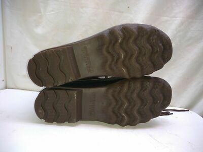 Sperry Top Sider Men 10M Brown Leather Rubber Ankle Duck  display picture 2