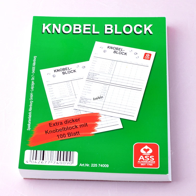 1 Knobelblock mit 100 Blatt in DIN A6, Schreibblock, Aufschreibblock von Frobis - Bild 2 von 4