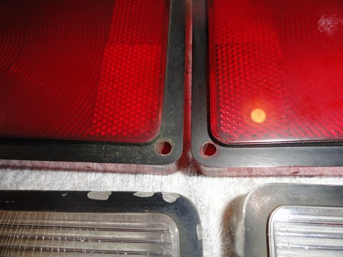 1971 MOPAR DODGE CHARGER TAIL LIGHT & REVERSE LENSES SET GOOD CONDITION - Picture 4 of 12