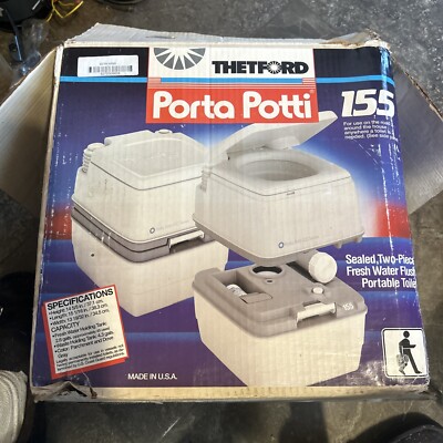 THETFORD MODEL 155 PORTA POTTI PORTABLE TOILET 4.3 GALLONS BRAND NEW!!!