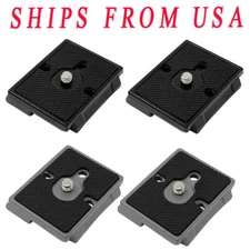 2PCS 323 Quick Release Plate 1/4" Screw Tripod Camera for Manfrotto 200pl-14 RC2