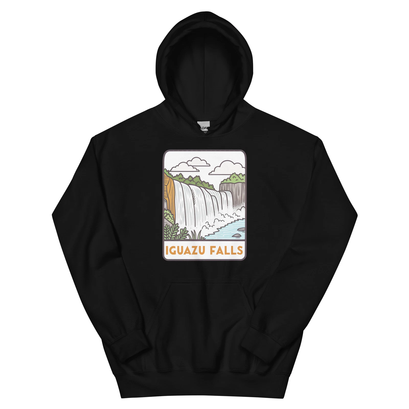 Iguazu Falls Attraction Landmark Travel Hoodie