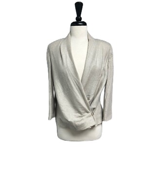 Amanda Wakeley 100% Wool Blazer Us 10 Jacket Designer Chic Classic Quiet Luxury