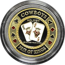 Housse de protection pour carte de poker casino COWBOYS