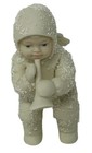 Dept 56 Snowbaby Christmas Standing Angel Baby w Horn No Original Box   VTG — photo 1