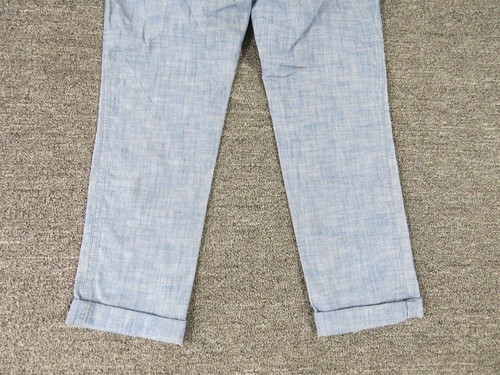 Gap Slacks Pants Womens 2 Blue Cuffed Flat Front Ankle New - Picture 13 of 13