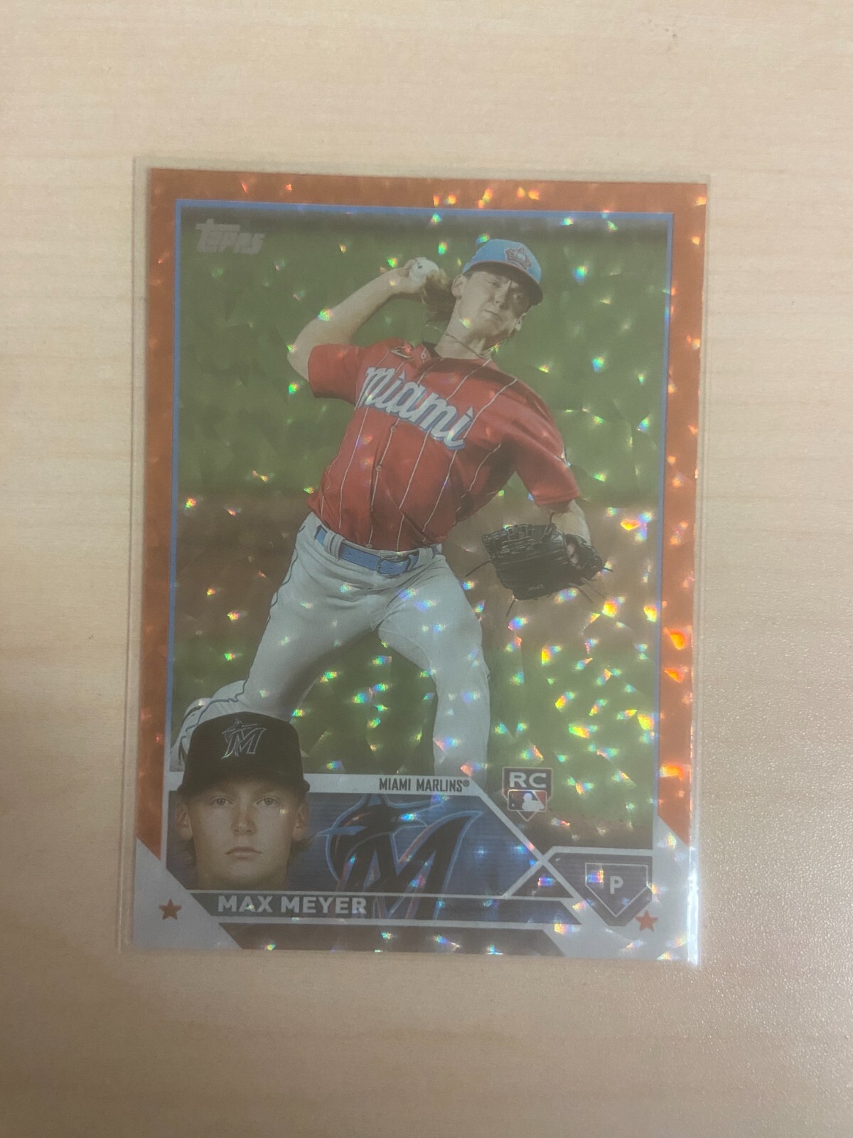 MAX MEYER 2023 Topps Series 2 Orange Foil 131/299 #388 Rookie RC