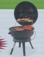 15 in. Portable Charcoal Barbecue BBQ Grill (Red Sedona)