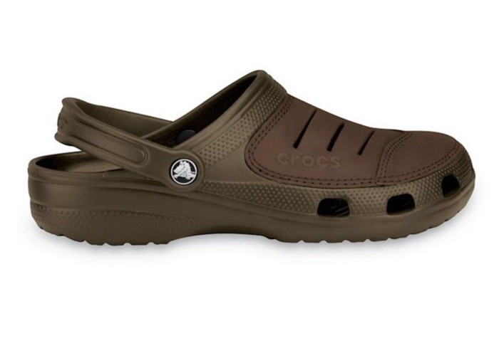 Crocs Bogota Clogs Leather Slip On Roomy Fit Shoes Ankle 