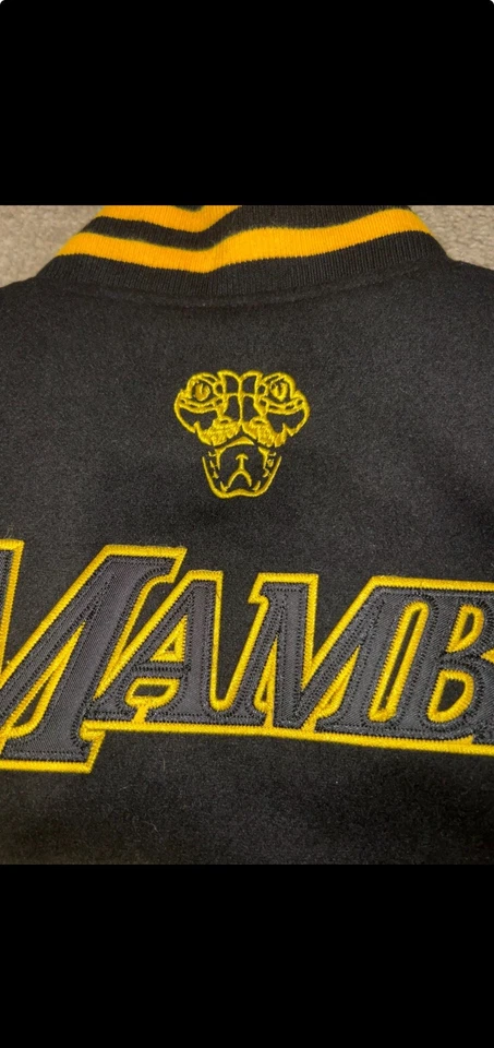 Black legend Kobe Byrant Letterman Jacket. Great Conditon, Worn Once Bought 2022 - Image 4 of 4