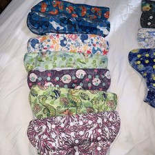 Mama Koala Reusable Cloth Diapers Adjustable from Newborn to 24 Months  Liners