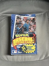1985 Topps Super Baseball Unopened Box-24 Packs! BBCE Authenticated! QTY