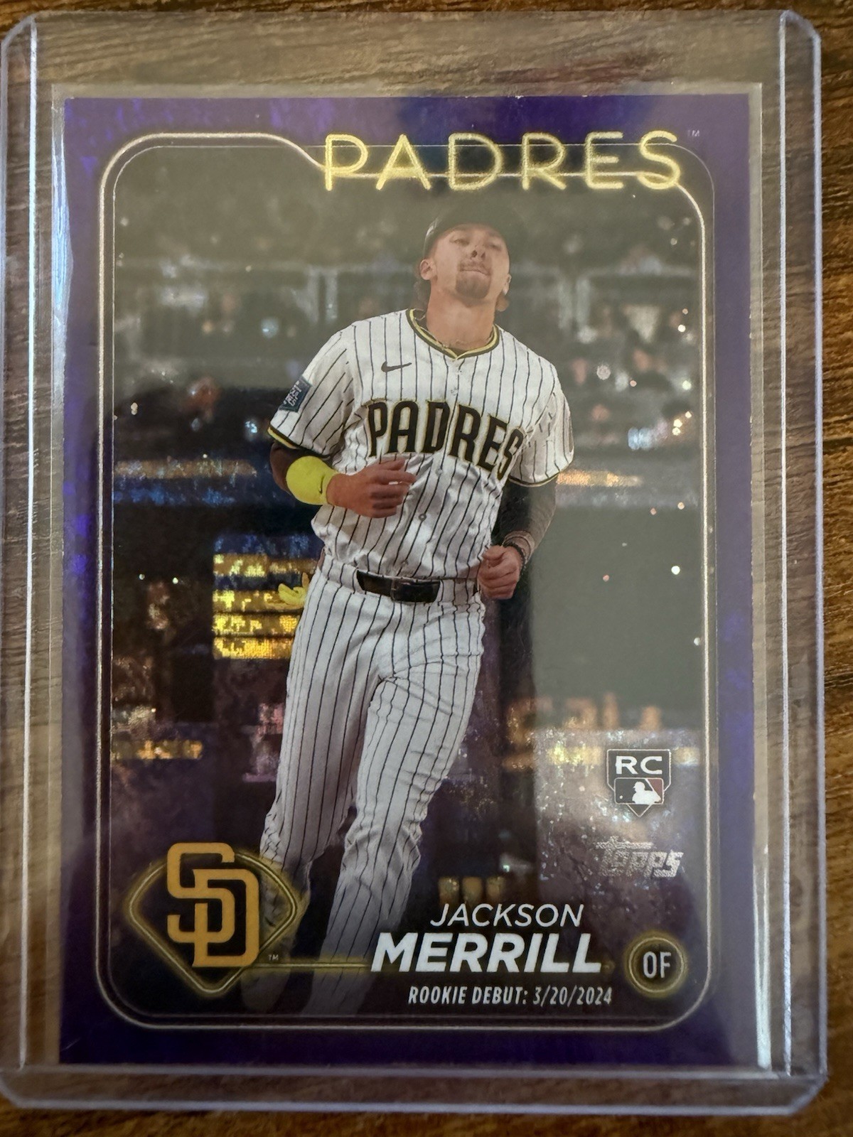 2024 Topps Update Series -Jackson Merrill #US169 Purple Holo Foilboard /799 (RC)