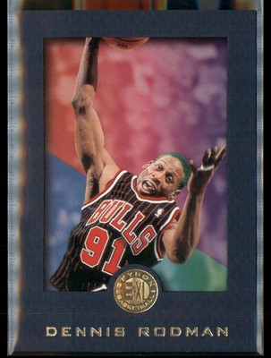 1995-96 SkyBox E-XL #13 Dennis Rodman Blue