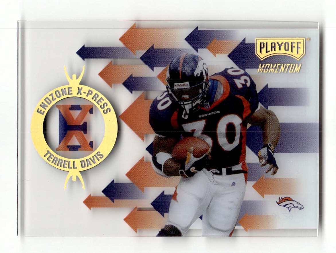 1998 Playoff Momentum SSD Hobby Terrell Davis Endzone X-press #3