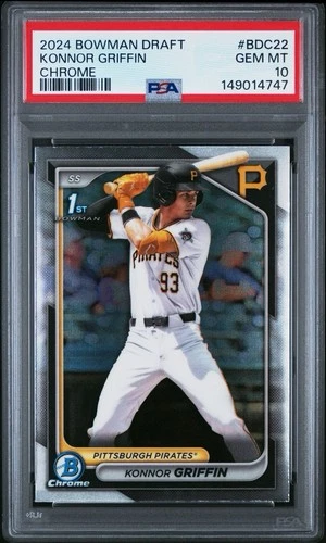 2024 Bowman Draft - Chrome Konnor Griffin #BDC-22 PSA 10 (RC)