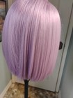 wig human hair blend wig Lavender Color. Worn Once . — photo 4
