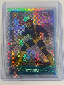 CYCLOPS - 2025 Topps Finest X-MEN '97 X-Fractor /97 Card FSP-1 SSP Ultra Rare!