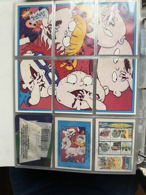 lot of 100 Nicktoons Tats and cards Nickelodeon vintage NM
