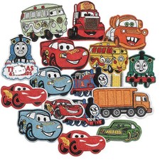 17 Pieces Sew On Iron on Patches, Embroidered Applique Patches Fabric Repair ...