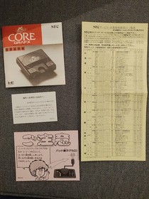 PC Engine CORE GRAFX console system Japan  Working Boxed