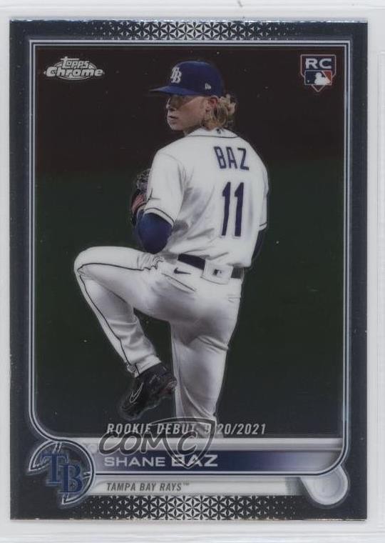 2022 Topps Chrome Update Rookie Debut Shane Baz #USC175 Rookie RC 12g7