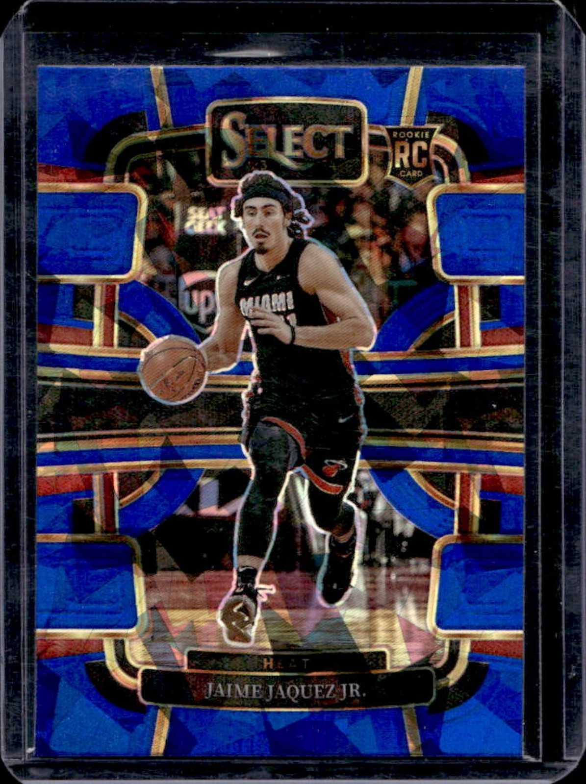 2023-24 Panini Select Jaime Jaquez Jr. Blue Cracked Ice Prizm RC Concourse #100
