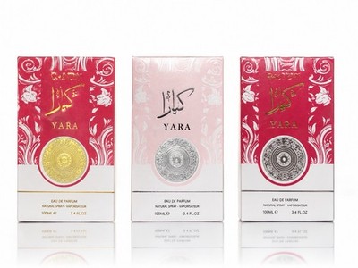3 Kiara Perfume Bottles 100ml